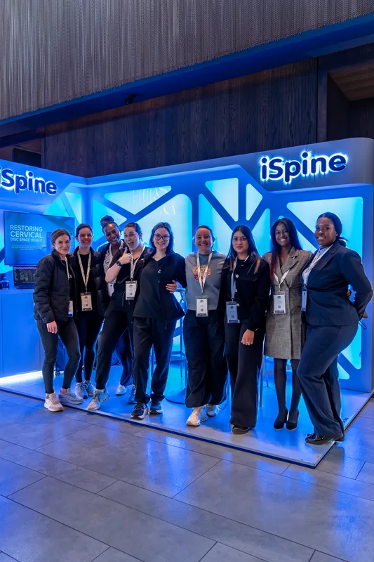 iSpine / Team at the exhibition stand